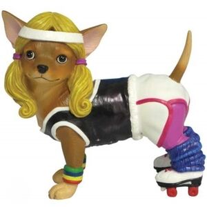 Aye Chihuahua!  Westland Giftware "Roller Girl" Figurine